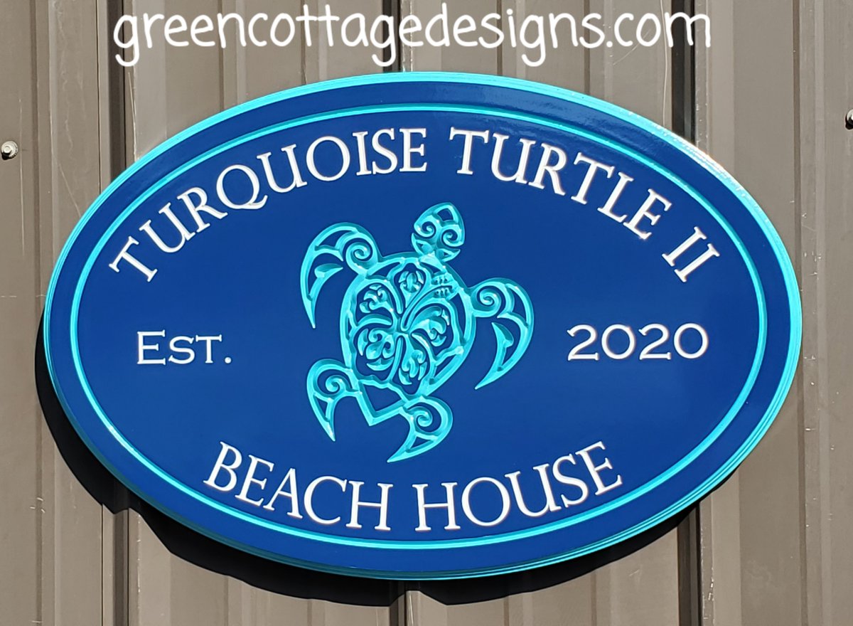 cottage_green's tweet photo. Turquoise Turtle II Beach House Sign by https://t.co/mxWEx0l0jL Solid 3/4" PVC Resort Signs! Renderings Provided! #StCroix #StThomas #StJohn #TurquoiseTurtle #greencottagedesigns https://t.co/qiM4glYt7L