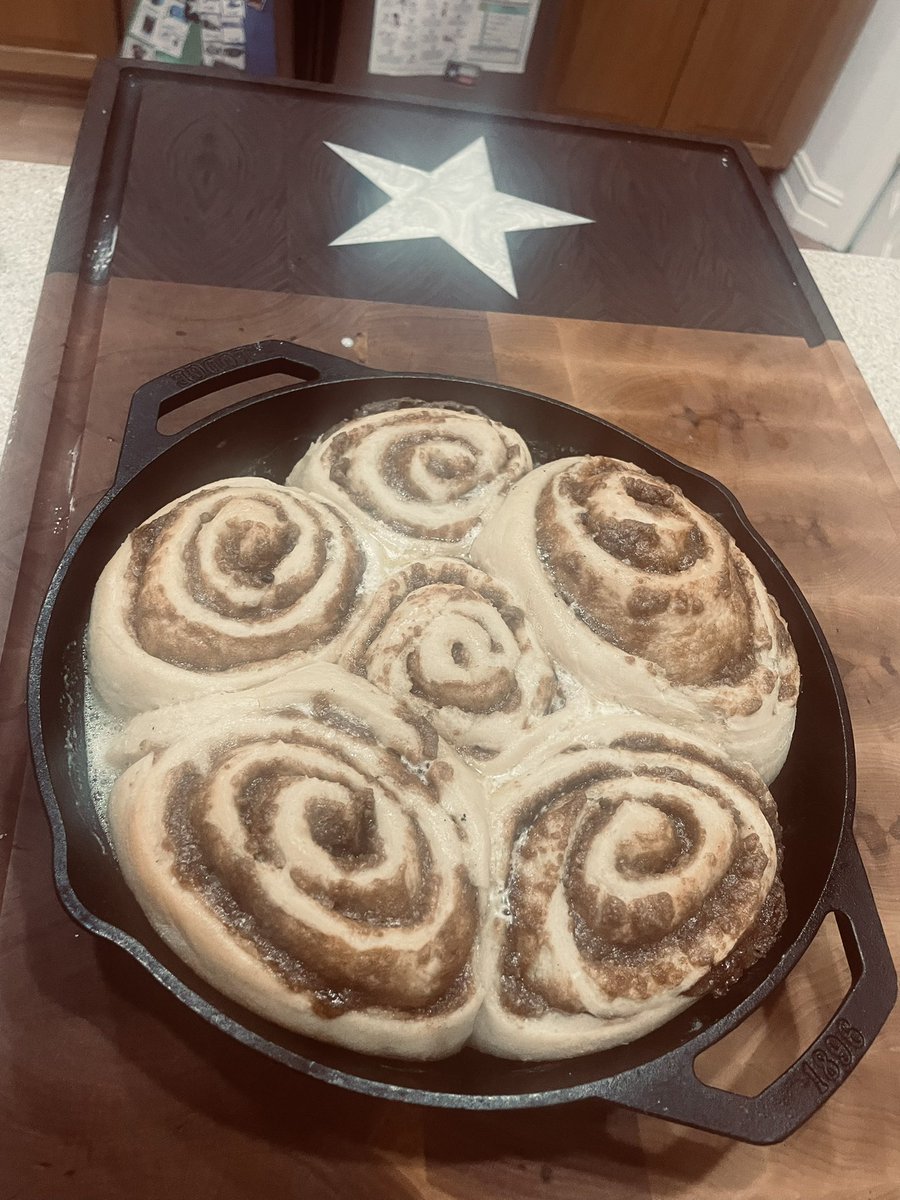 Cinnamon rolls on the ironwood <a href="/TraegerGrills/">Traeger Grills</a>