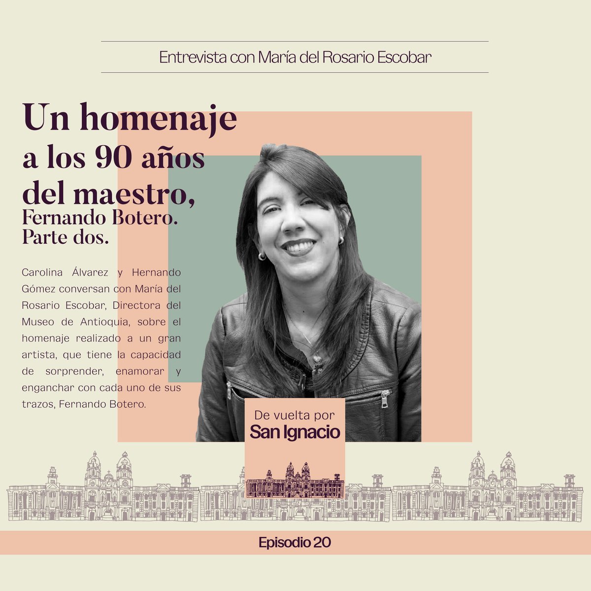 DSanIgnacio's tweet photo. ✨ En conmemoración a los 90 años del maestro Fernando Botero, traemos una segunda entrega de la conversación con María del Rosario Escobar.
Escúchalo todo 👇
https://t.co/077bhMa0PN
#DeVueltaPorSanIgnacio #DistritoSanIgnacio https://t.co/TP5Vl9asak