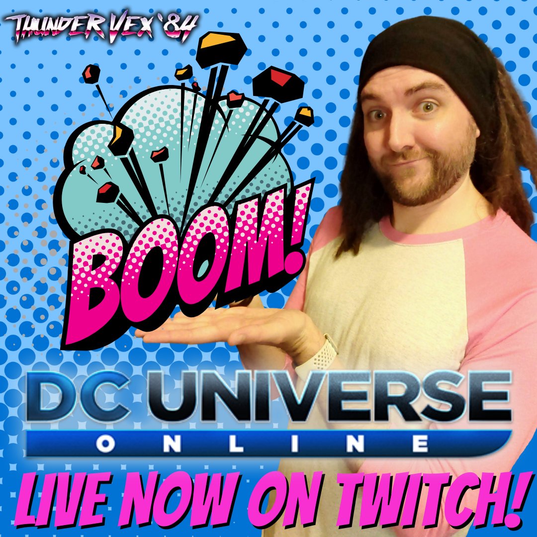 ThunderVex84's tweet photo. LIVE NOW on #Twitch playing #DCUniverse!
https://t.co/hn9weR5GW9
#costream #costreamers #DCUO #DCUniverseOnline https://t.co/OZAOFpKKkT
