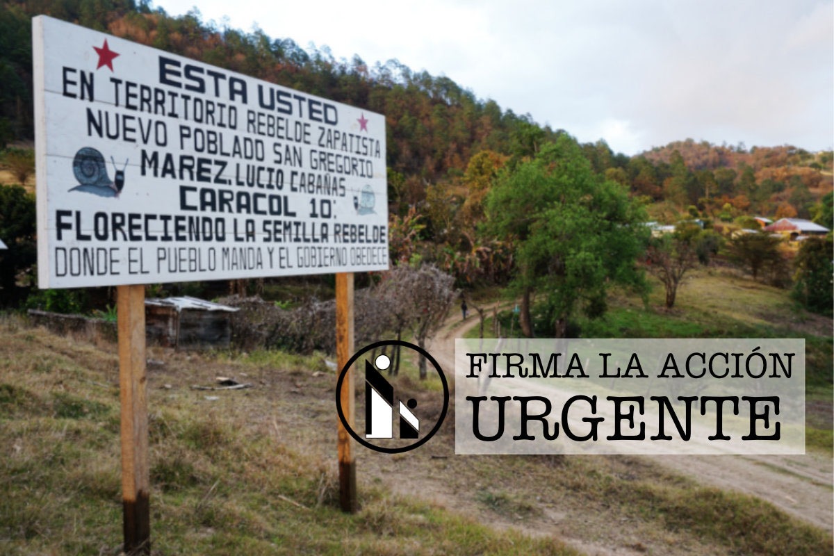 CdhFrayba's tweet photo. ⭕️ Continúan las acciones de violencia contra la comunidad zapatista de Nuevo San Gregorio. Estado mexicano responsable ante las agresiones a poblados que ejercen la autonomía.

✍️ Firma la #AcciónUrgente 📲 https://t.co/QHYCGdqNs1 https://t.co/KPbsdNinAa