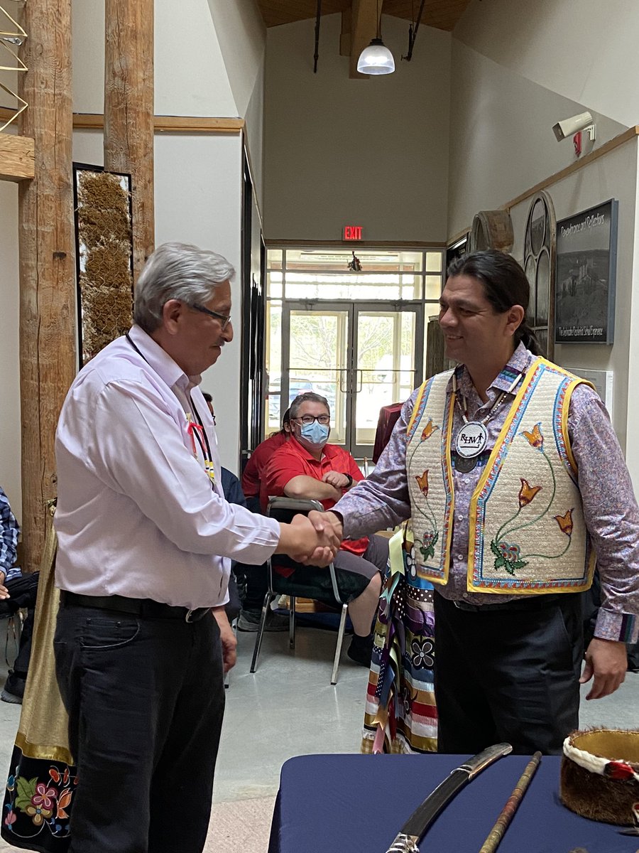 The pipe from 1836 Manitowaning Treaty signing visits Manitoulin Island for the first time in 184 years.
