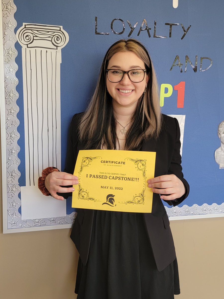 The Golden Ticket! #IPassedCapstone
<a href="/MagnetClassical/">Classical Magnet</a> 
<a href="/Hartford_Public/">Hartford Public Schools</a>
