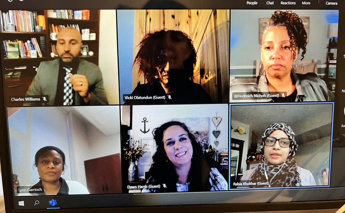 Very much enjoying tonight’s Anti-Black Racism panel. Many important topics tackled as we unpack equity, privilege, problem with being colour blind, the need for high expectations #WearShoesOfTheOther <a href="/WCDSBNewswire/">WCDSB</a> <a href="/ErmaLuis1/">Miss. Luis (she/her) 🇨🇦</a>