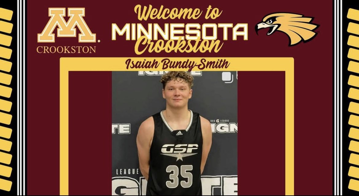 Congrats to our guy <a href="/BundyIsaiah/">Isaiah Bundy-Smith</a> on his commitment to <a href="/GoldenEaglesMBB/">MN Crookston MBB</a> #WingsUp
