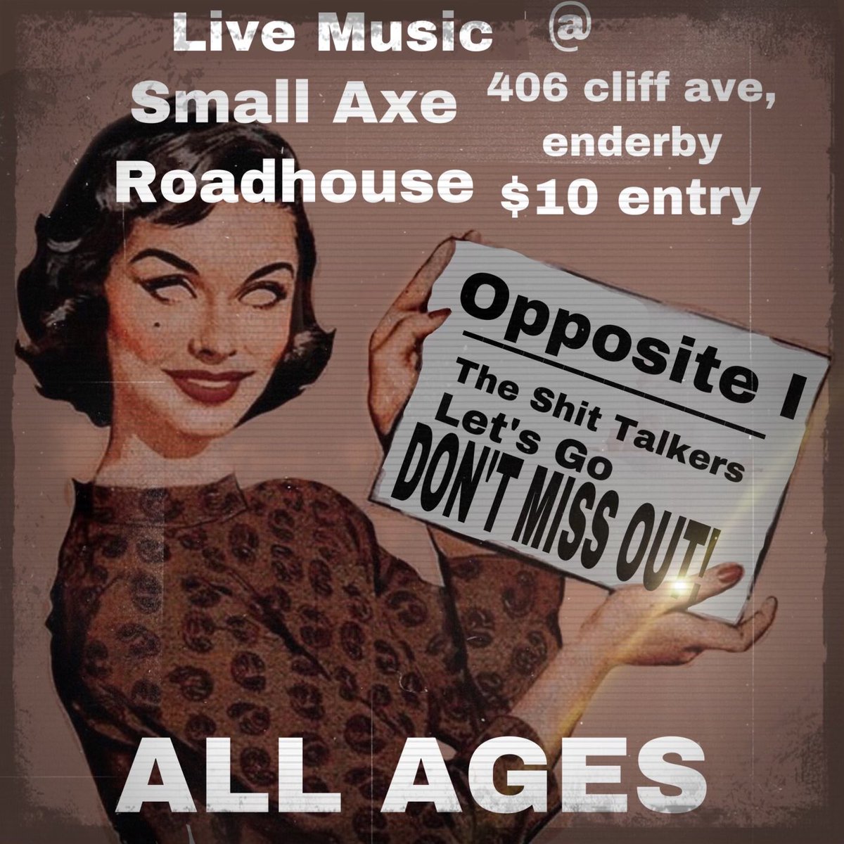 25000miles's tweet photo. May 14th this weekend on Saturday! Opposite I (Kelowna Hip Hop) The Shit Talkers (east van punk rock) Let’s Go! (Kamloops punk’s) and opening the show Sinners Saint. $10, show starts at 7 PM at the small axe in Enderby! Come hang! https://t.co/g7Ufu9RKpg