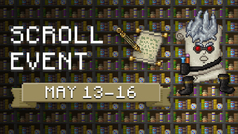 PickCrafterGame's tweet photo. Scroll Event is now LIVE and available for a limited time!
Can you find all the hidden scrolls?
#ScrollEvent #PickCrafter #Minecraft #Events https://t.co/qtIMwQWPaC