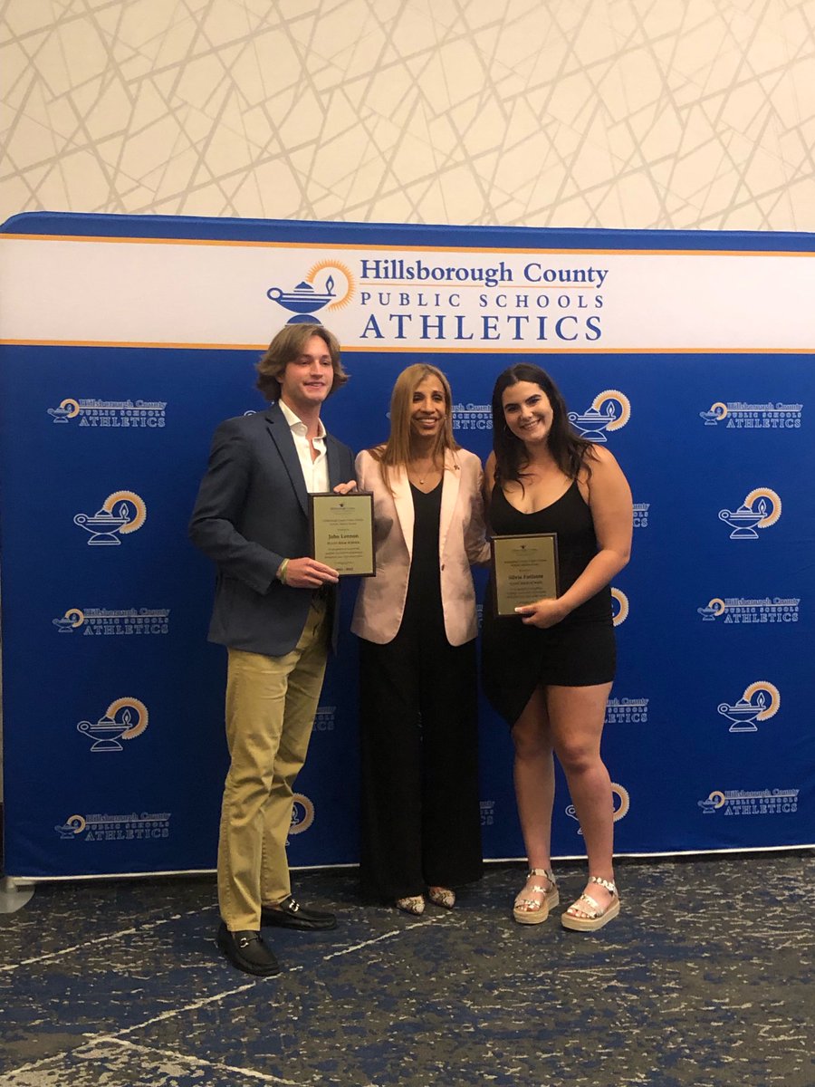PlantHighSchool's tweet photo. Congratulations to Silvia Farfante and Jack Lennon Scholar Athletes of 2022. https://t.co/gaBNSeLmFi