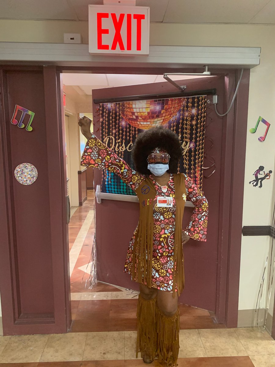 She nailed it!
#CTICU is in the '70s!
#creativitytotheextreme
