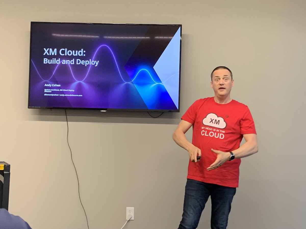 jouimet's tweet photo. Next up at the MKE Sitecore users group is Andy Cohen from ⁦@Sitecore⁩ talking about XM Cloud. #sitecore #mkesug https://t.co/wkijNvdXAN