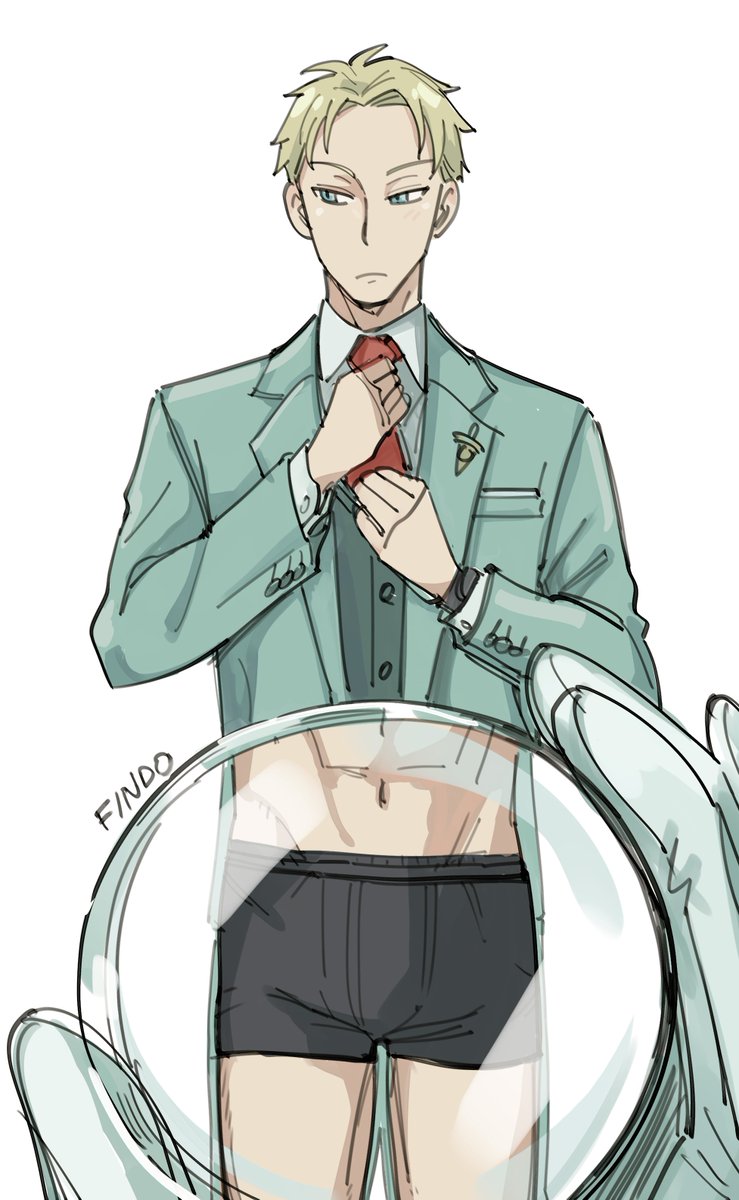 黄昏|ロイド・フォージャー(SPY×FAMILY) 「#SPY_FAMILY 
Pantsu: Black 」|FINDOのイラスト