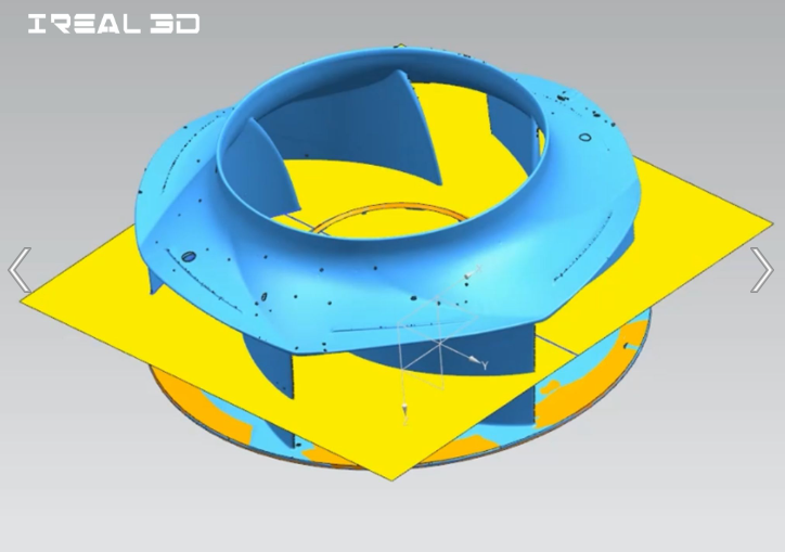 scantech_japan's tweet photo. マーカーアライメントモード
【インペラ3Dスキャン】

工業部品を3Dスキャンし、対象物の仕組みや設計を発見することができます！

 スキャン時間（マーカーの貼り付けを含む）30分
3Dモデル解像度0.5mm

#Usersharing #iReal3D #3dscanning #reverseengineering #industrial #nx https://t.co/TLATFSfjS3