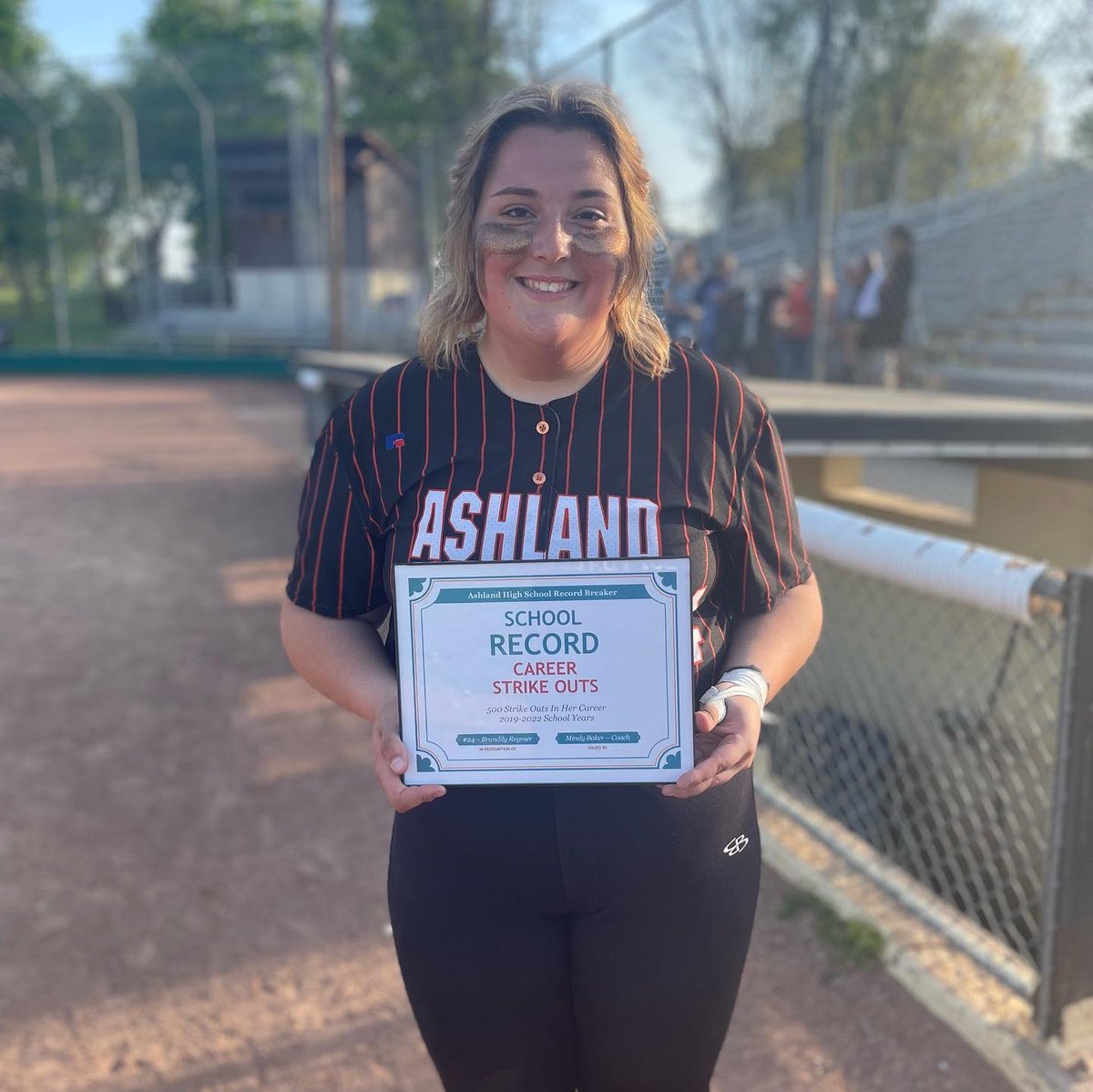 Records are made to be broken and one day Brandilyn will hand her record off to the new holder.  Joni played an instrumental role in Brandilyn’s early years of learning to pitch and has been a mentor to her throughout the last few years.