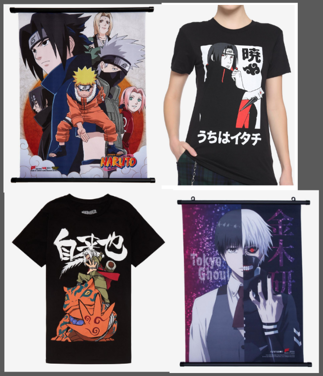 tatewolfz's tweet photo. Apparently as a streamer, we can't spend our money how we want, so what happens if I show you what I bought AND i'm also a weeb? 👀 Fuck off, Kaneki would shit on all of you. 💕 (Also these are my recent purchases, they were on sale.) 💙 #bekind #twitchstreamer #hottopicsale https://t.co/prkbJaN8ib