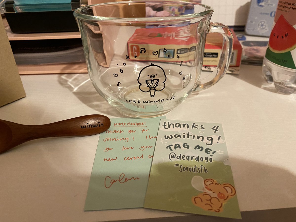 kimxyonghee's tweet photo. thank you for hosting this go and for packaging it so nicely @deardoyo! iโm always happy joining your gos โบ๏ธ #sproutsfb
please ignore the background of this photo ๐ซฃ https://t.co/Z0vOxmLS6z