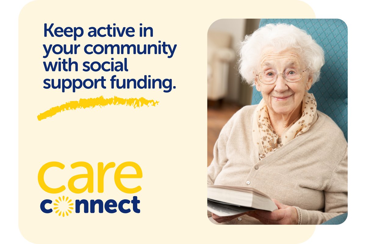 Have you thought about using social support funding to go to your local library?

Care Connect can support you to get out and about in your community. You can utilise your Home Care Package funds to help with transportation and mobility!

Life, made easier
hubs.la/Q019N-wm0