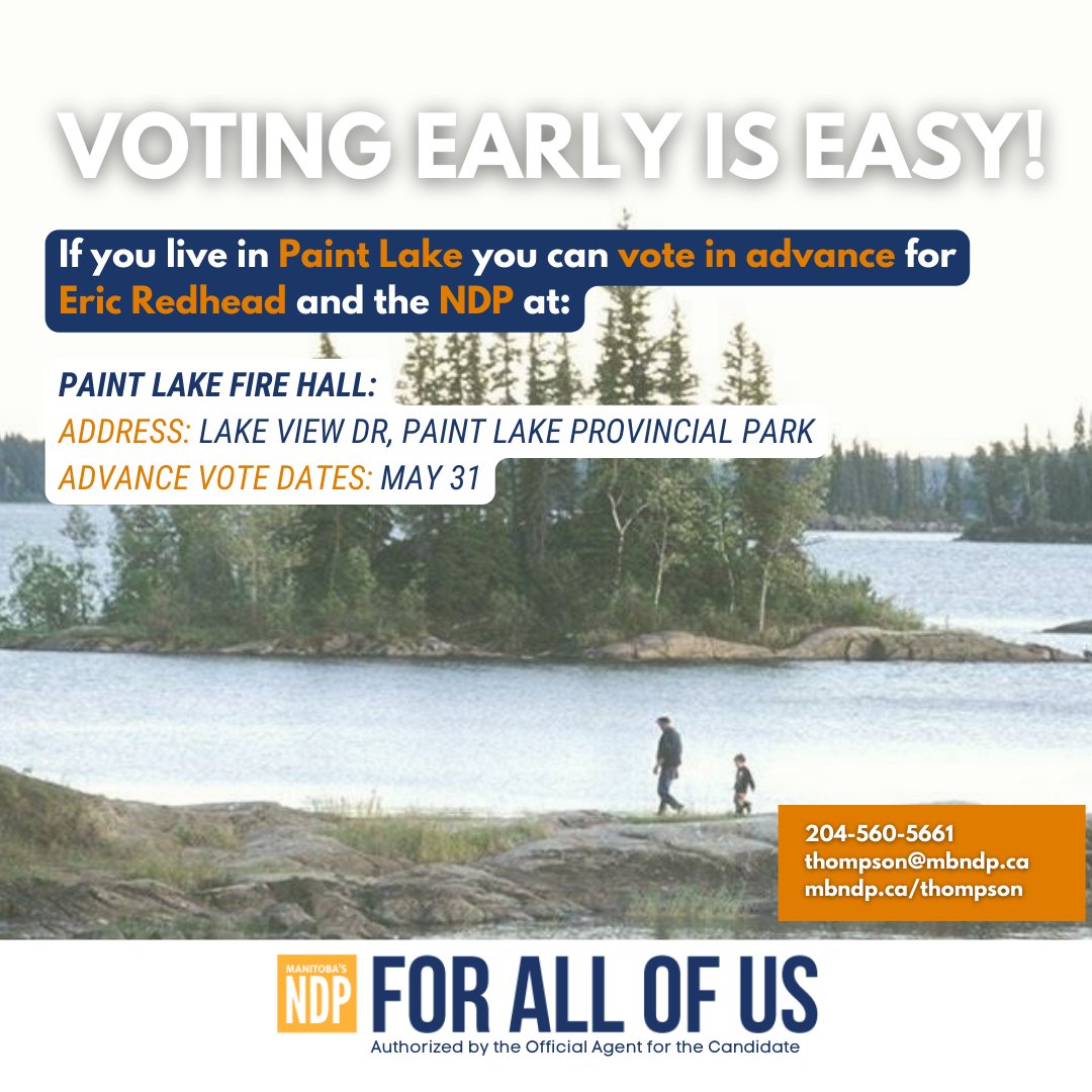 eric_redhead's tweet photo. These have been tough times for all of us. Manitobans are looking for hope and ready for a brighter future. To get there, we need a government that fixes problems, instead of making them worse.

Vote early and in advance!

#mbpoli 
#cdnpoli 
#thompson2022 
#manitoba 
#canada https://t.co/zxx3qLH4JK