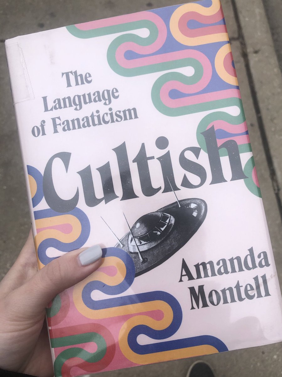 Tore through #Cultish by @AmandaMontell. Highly recommend for anyone with even a fleeting interest in cults & manipulative groups. Shout out to my friends @saralememe and @kashmeredanny from @NATCpod for getting this on my radar
