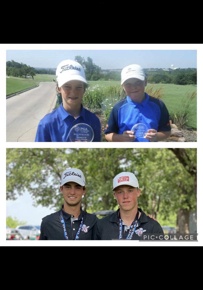 So proud of these boys and love their competitive rivalry but mostly friendship off the course. Great job boys!  Keeping pushing each other to be the best on and off the course.