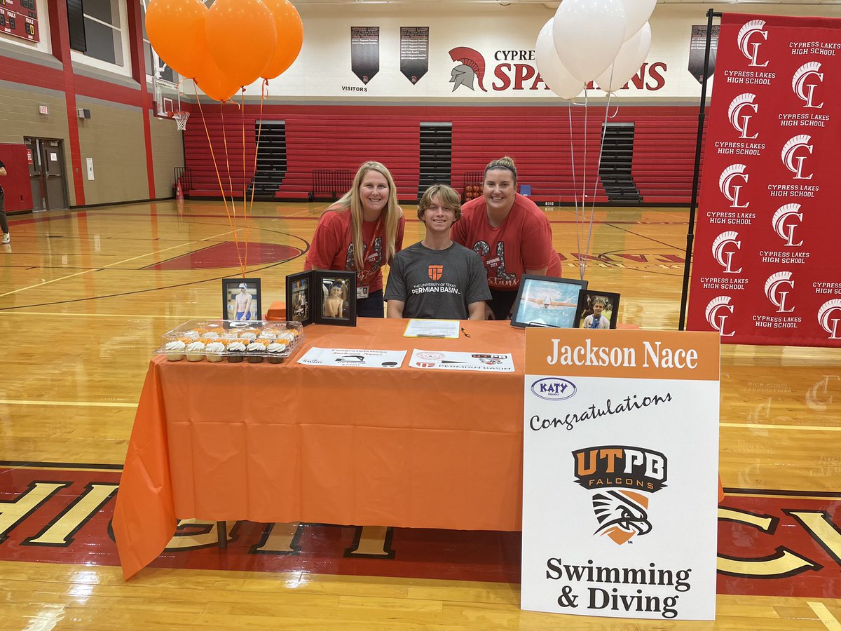Our Spartan swimmings finest picked his next adventure ‼️ <a href="/utpb/">UT Permian Basin</a> you have one of our best! So very proud of all your hard work Jackson!