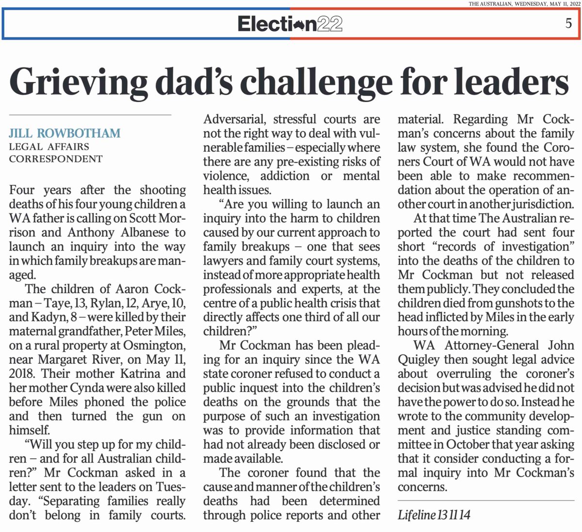 forkidssakeltd's tweet photo. Time for a fresh approach to family breakups. Which leader will step up #ForKidsSake? @ScottMorrisonMP @AlboMP @AdamBandt @australian @WilkieMP @zalisteggall @Mon4Kooyong @zdaniel @makemayomatter @helenhainesindi 
Children and families need #SupportNotCourt https://t.co/O6A5HSKY5N