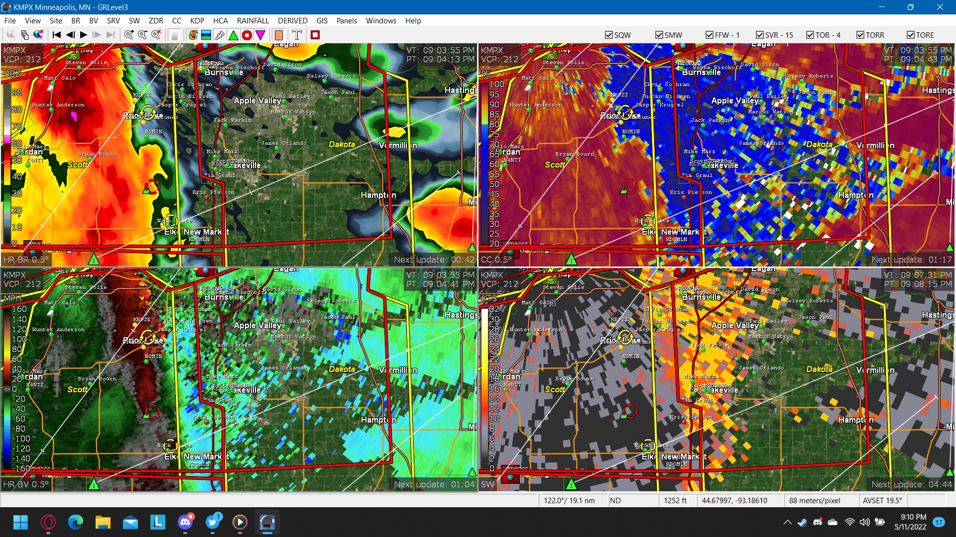 NWS Tornado on Twitter "Tornado Warning including Eagan MN, Burnsville