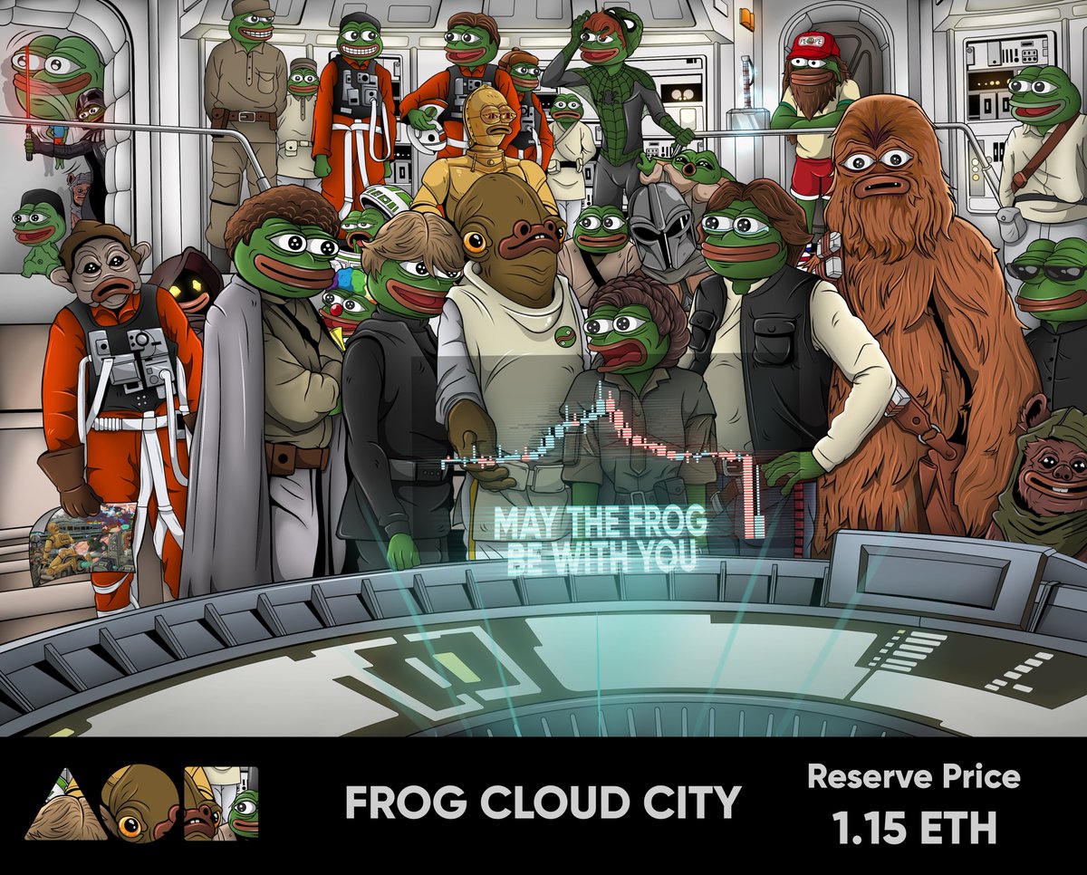 m3021998's tweet photo. ✨New drop on @withFND✨
📢 FROG'S MEETING 📢

Price start from 1.15 ETH 👇👇
https://t.co/HCFUouCClp

#pepe #pepethefrog #PepeFam #pepefrog #PEPEnft #FrogFam #JAGGED #nftart #NFTCommunity #NFTdrop #NFTshills #FoundationNFT #NFTs https://t.co/SZcUwbKoQL