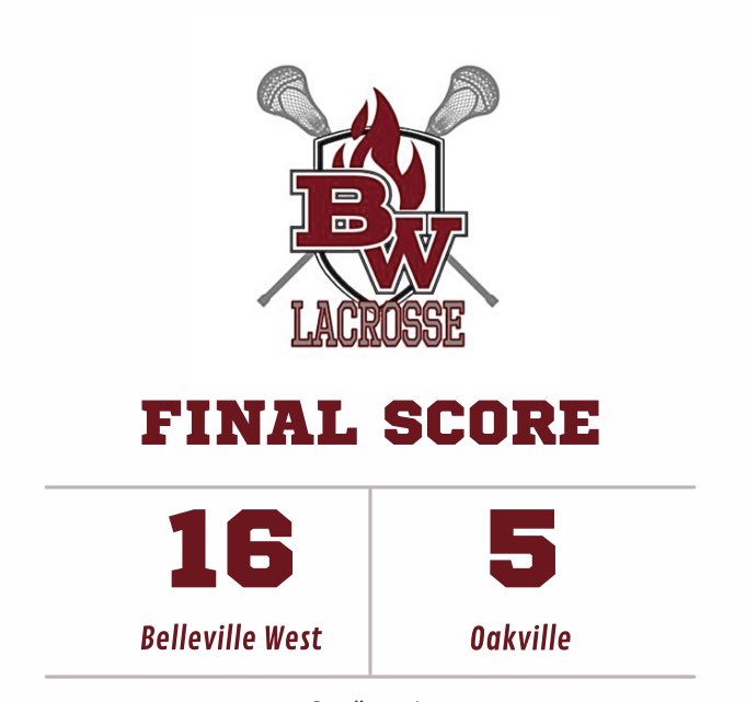 Final from Oakville. Varsity ends the regular season with a record of 18-1. JV had a great season too finishing 6-1-1!
