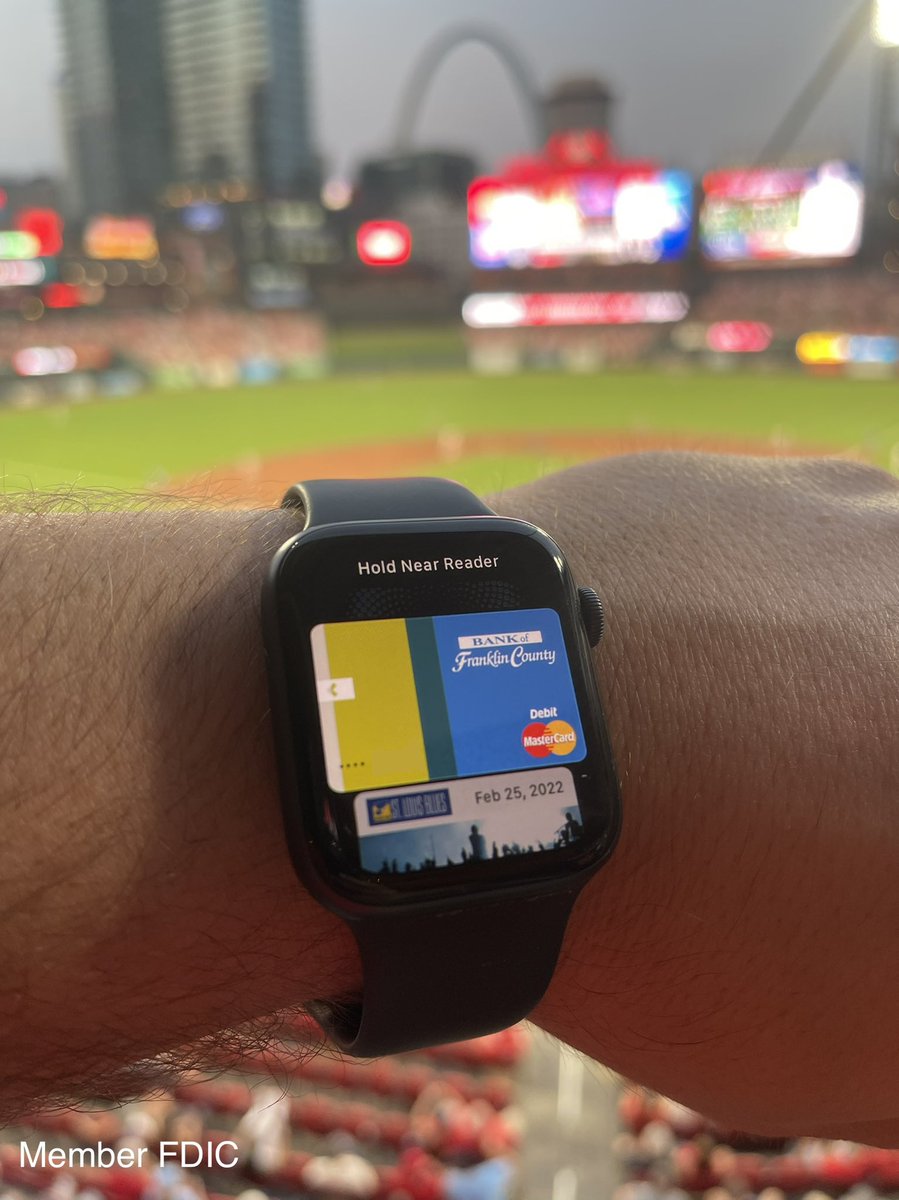 Bank_of_Frank's tweet photo. Leave your card at home and use your BFC debit card at the ball game with your digital wallet!
Learn more: https://t.co/t2SUnnFNmv
#communitybank #digitalwallet #banktech #applewatch #applepay #samsungpay #googlepay #fitbitpay #garminpay #stl #cardinals #buschstadium https://t.co/kohkuoGpvW