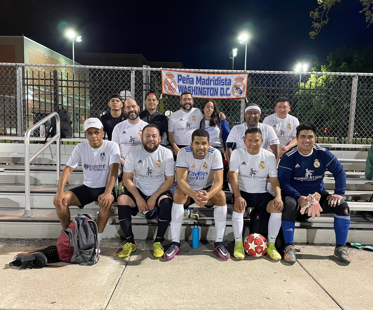 MadridistasDC's tweet photo. ⚽️ Your DC Peña team representing at the 2022 @DistrictSports Supporter’s Club Champions League to benefit @DCSCORES !
#MadridistasDC #DCScores #DistrictSports #DCPeñaSports https://t.co/OlMYXPEmdn