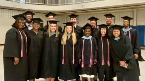 Celebrations abound! Commencement for ELPS Dec ’21, May & August '22 graduates was AWESOME! Time to celebrate, reflect, recognize the serious commitment of graduate school. These intelligent, hardworking (good looking, too) leaders are ready. Congrats to all! @urichmond @urspcs https://t.co/TbEjBrsyl9