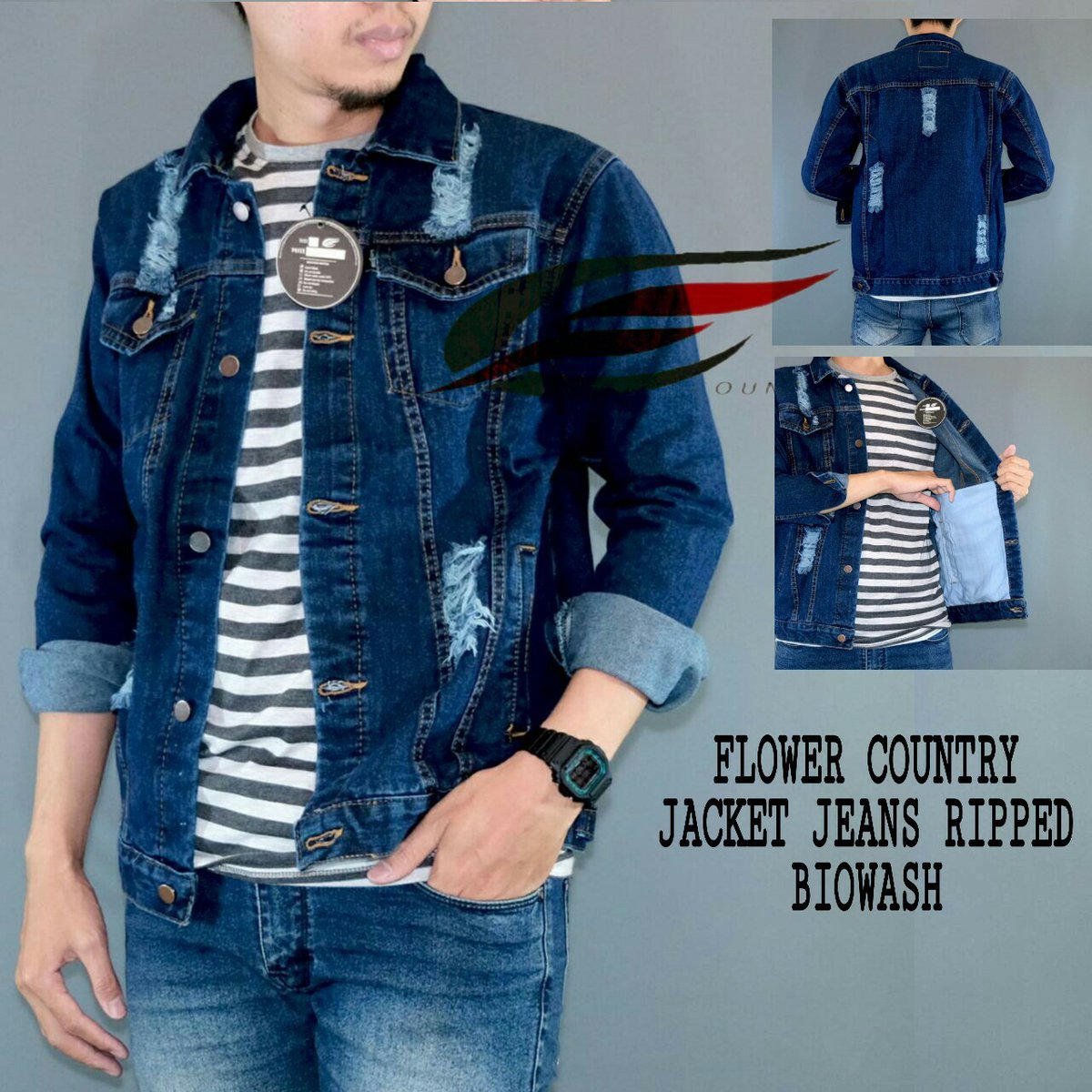 AkunKokGitu15's tweet photo. Yg model sobek sobek juga ready ya kak ini keren 😎
Jaket jeans 😎😎
Order https://t.co/n3Cgr1dMNb
#PewirausahaPemula
#AnjirSembakoNaikTerus https://t.co/UIIjk9rg2L