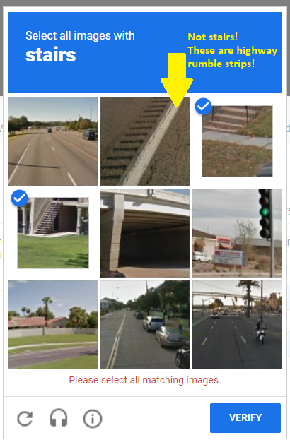 pereclies's tweet photo. CAPTCHA fail #GoogleCaptcha #CaptchaFail https://t.co/64c6614JpW