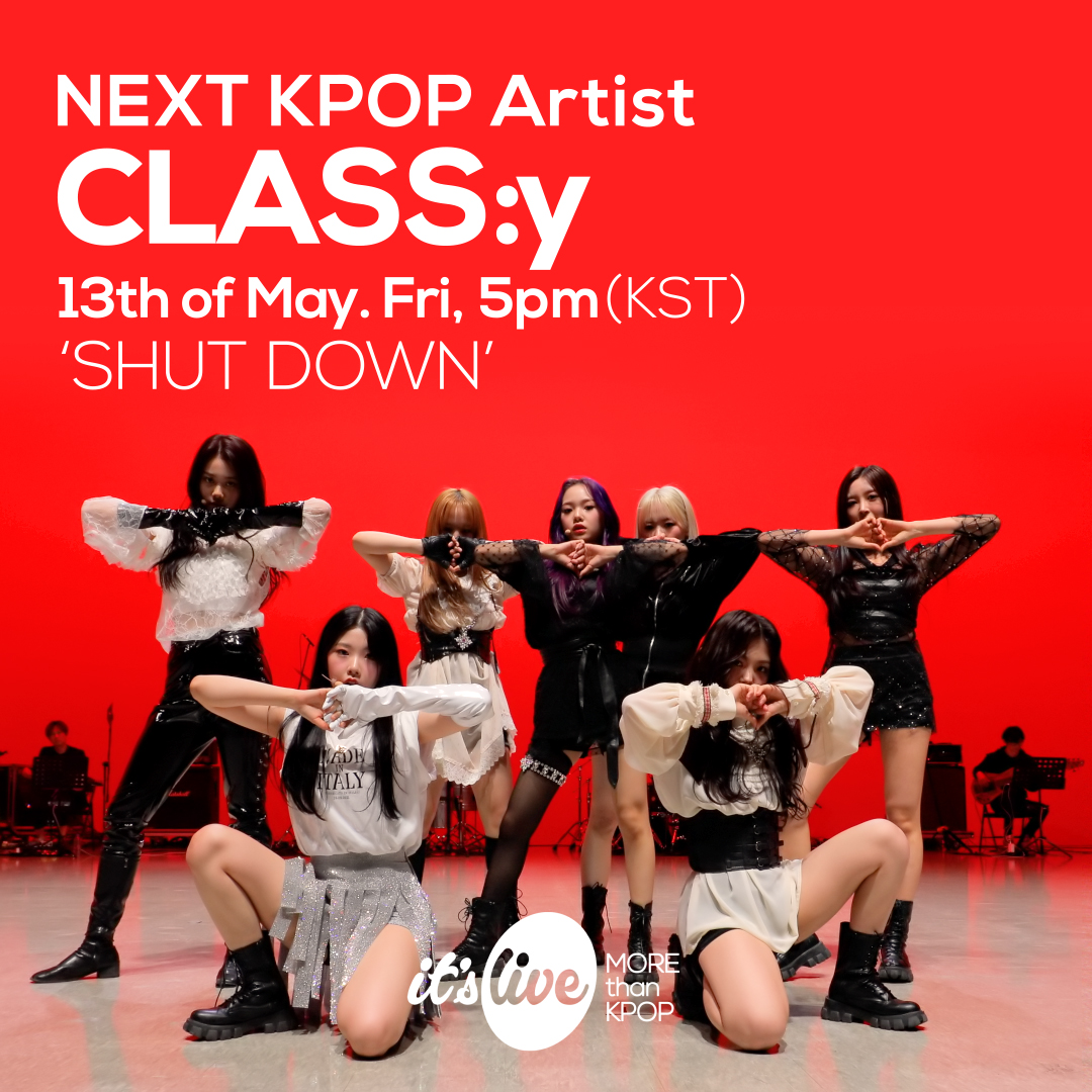 itsLIVEofficial's tweet photo. <COMING UP NEXT>
#클라씨 - #SHUT_DOWN
#CLASSy - SHUT DOWN
@M25_CLASSy

#잇츠라이브 #KPOP #itsLive https://t.co/R24uucwLyK
