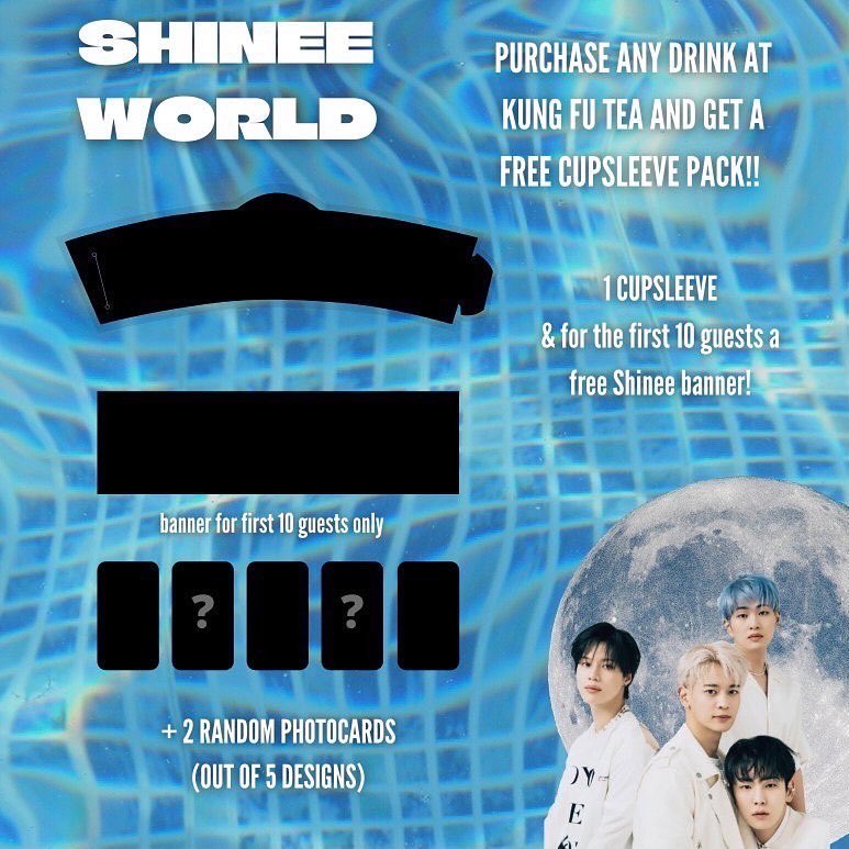 ffdaebak's tweet photo. SHINee World! 

We’re celebrating 14 years of SHINee on May 28th! 

Come see us at Kung Fu Tea in Tulsa 

#SHINee #cupsleeve https://t.co/RgZxe9Mq4M