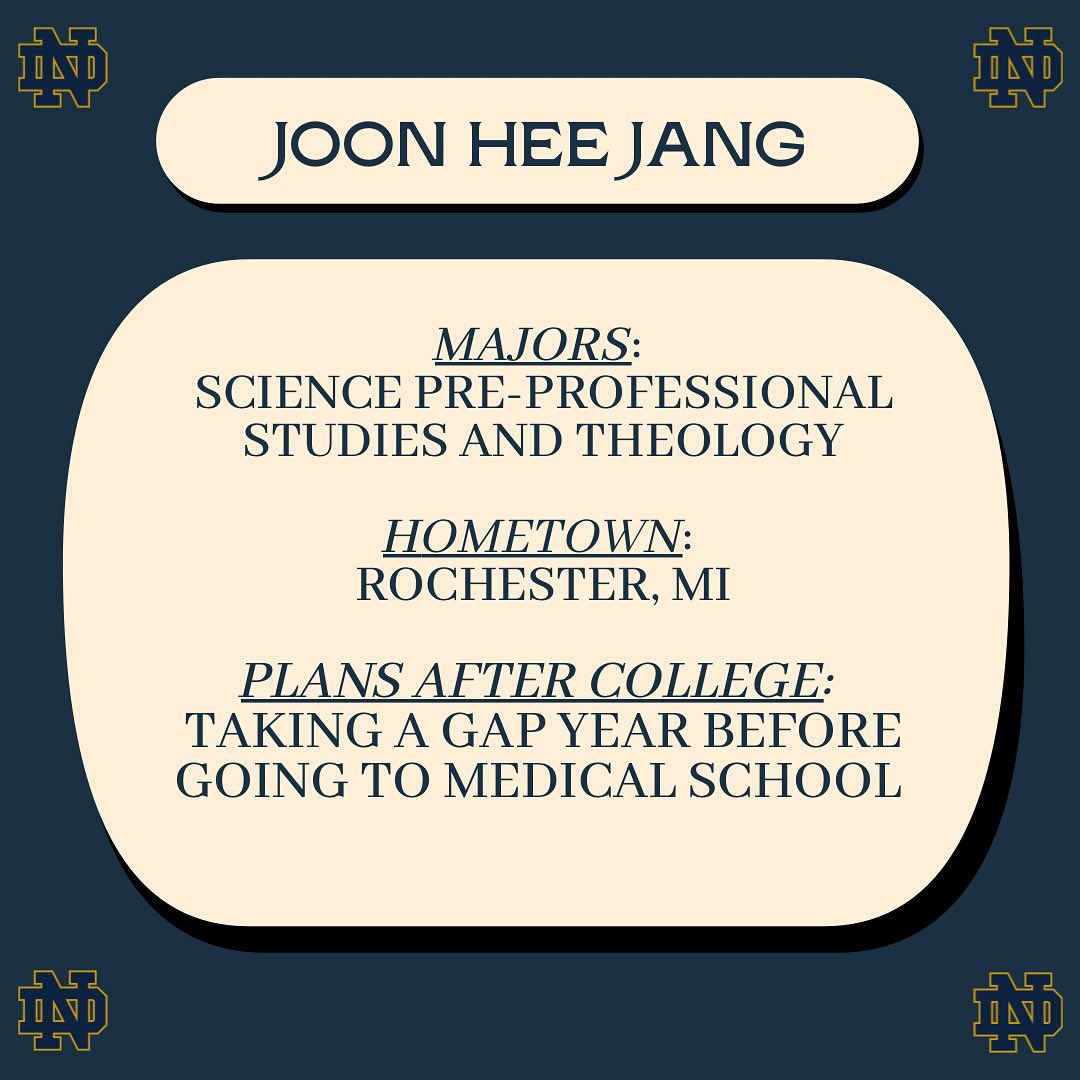 Day 3 of Senior Spotlights starts with Joon! Joon’s ability to make everyone in Glee Club feel comfortable in an absolute asset. We will absolutely miss you, Joon!