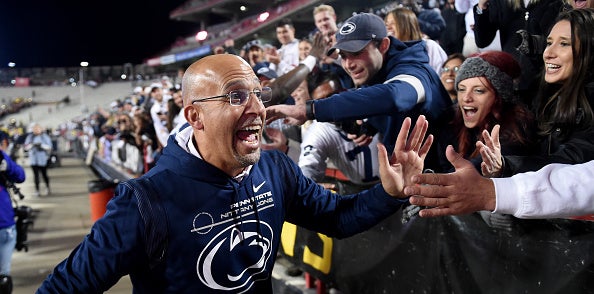 Penn State now carries 12 commitments in a 2023 recruiting class ranked third in @247Sports national rankings.

The Nittany Lions lead all Big Ten teams.

Full look at class: https://t.co/T2GODr0afT https://t.co/wm8hIvcSdi