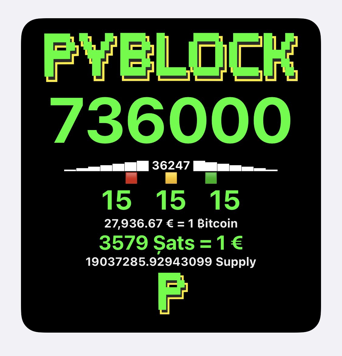 _PyBlock_'s tweet photo. 736.000 #Bitcoin #PyBLOCK $BTC https://t.co/Cx0ki5NWXH