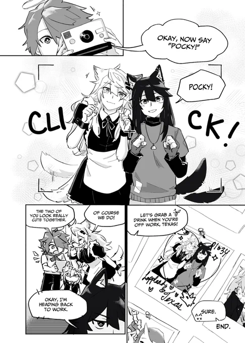 [L > R] happy belated maid day 😋 
#Arknights #アークナイツ #明日方舟 