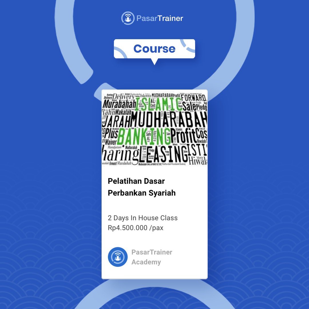 PasarTrainer's tweet image. ✨ Meet our new trainer in Banking Syariah, Zuel Fahmi 👨🏻‍🏫

Find what he teaches at PasarTrainer: bit.ly/PT_zuelfahmi

#pasartrainer #trainerprofile #bankingsyariah #trainingmarketplace #trainingprovider