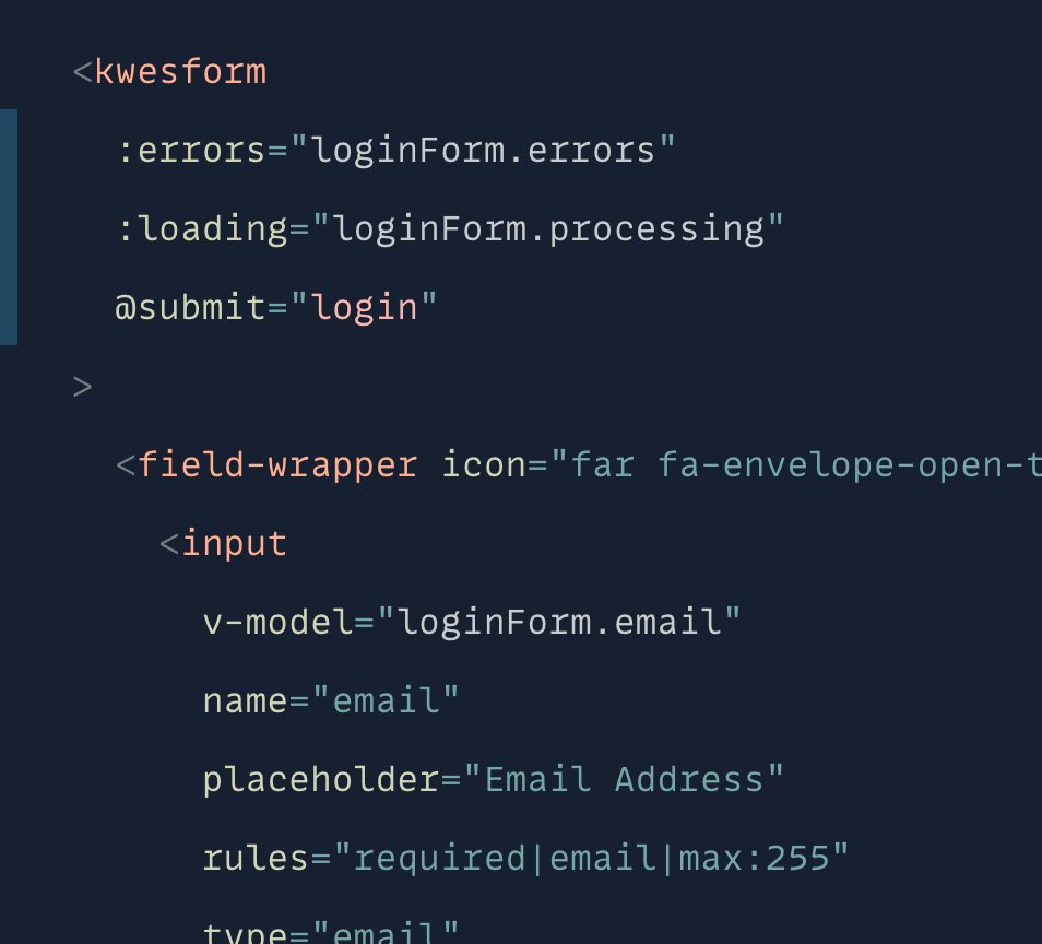 Cleaned up the api a bit on the <a href="/kwesforms/">KwesForms</a> + <a href="/vuejs/">Vue</a> package 👀

#buildinpublic #javascript #VueJS