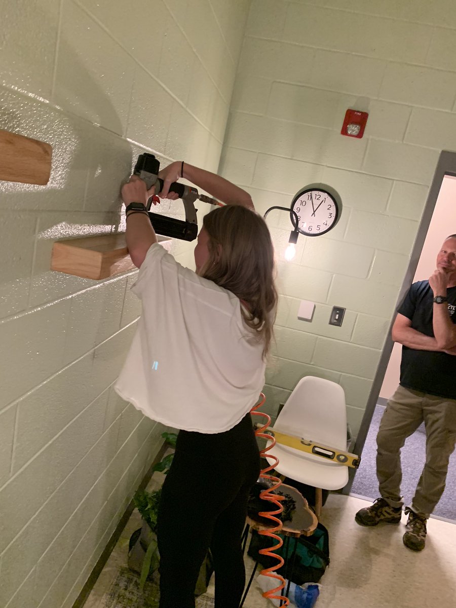 Blaire Goodale (@blaire_goodale) on Twitter photo Woodworking and Interior Design combined efforts today to add floating shelves to the new therapy office <a href="/JCHSCougars/">Jesse C. Carson High School</a> <a href="/JCHS_Cabinet/">Carson Cabinetmaking</a> Woodworking and Interior Design combined efforts today to add floating shelves to the new therapy office <a href="/JCHSCougars/">Jesse C. Carson High School</a> <a href="/JCHS_Cabinet/">Carson Cabinetmaking</a>