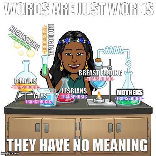AmaTheLucifer's tweet photo. words are just words, they have no meaning #TransScience https://t.co/JmZBgGO9JH