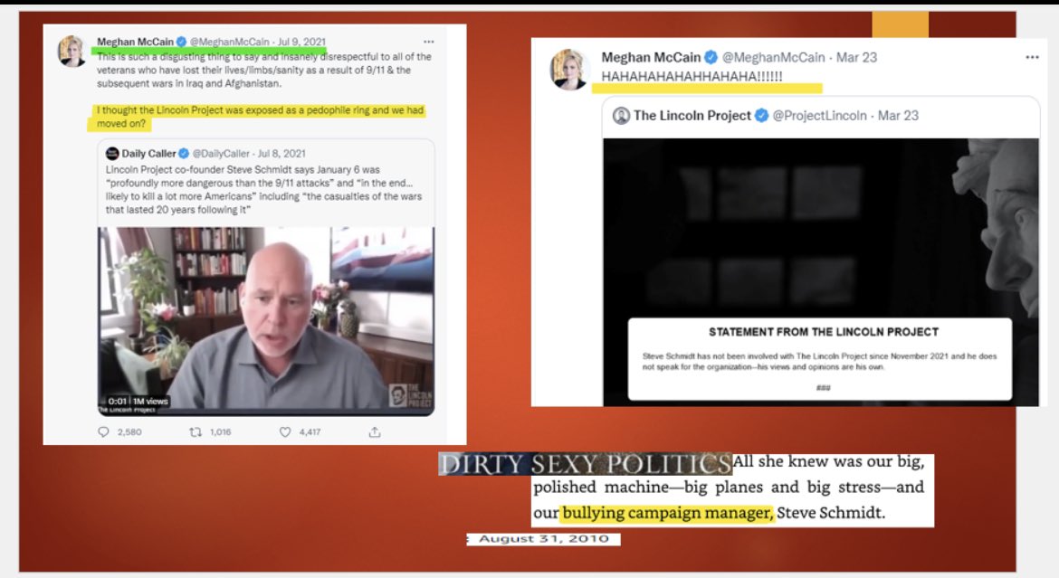 SteveSchmidtSES's tweet photo. I could release four of these twice a day for a year and just be getting started. Why was this entitled heiress given free reign to bully, smear and lie by so many global media organizations? Was it her PhD in contempt or hate?  It’s time to look at the media next. Stay tuned… https://t.co/DK2psEoOnY