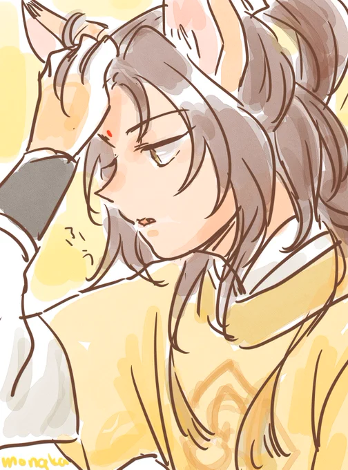 🦚に気づくと一瞬でいつもの🦊になる https://t.co/9mSdTZR3IH 