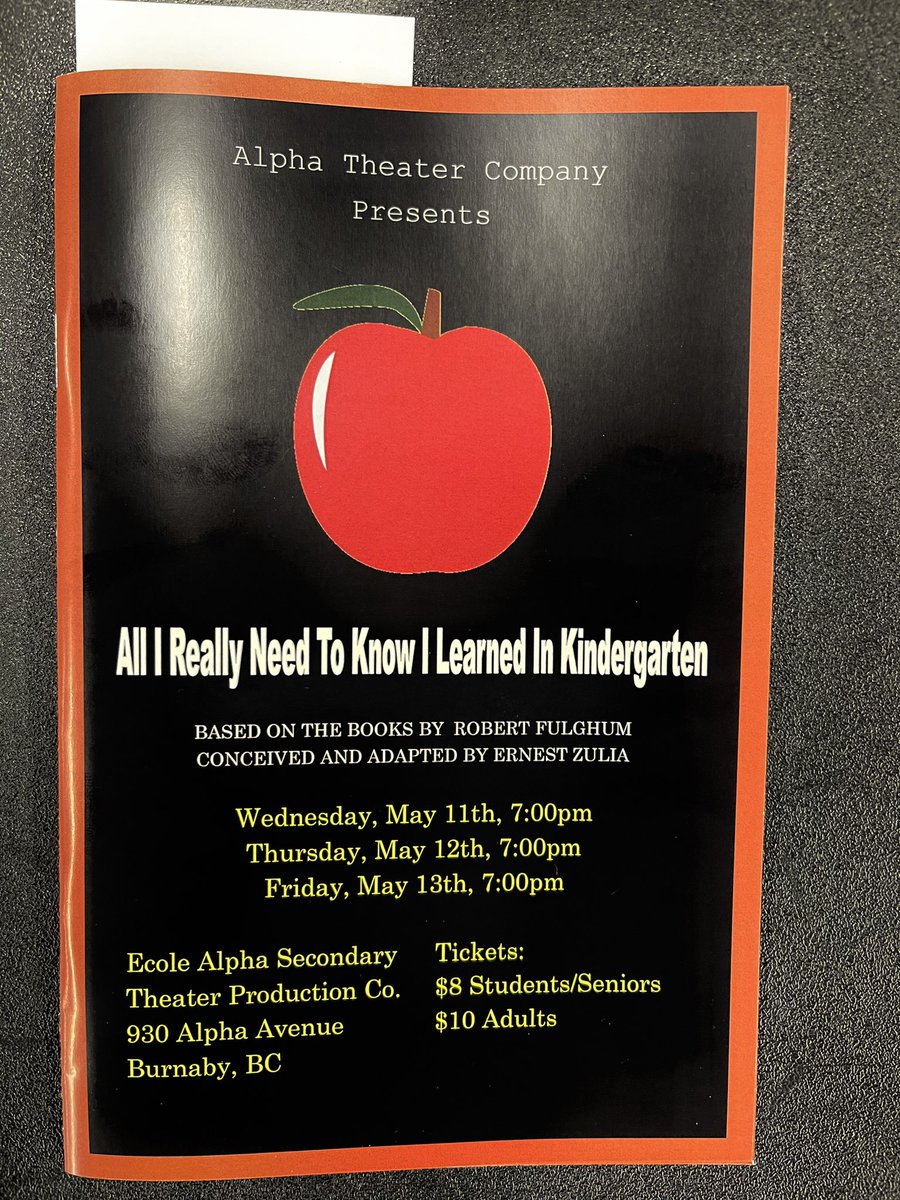 Tim Wozney (@timwozney) on Twitter photo Congratulations to
Ms. <a href="/CristinaMcA41/">Cristina McAllister</a> and the Alpha Theatre Company……… very excited to attend opening night!!!
#alphapride <a href="/burnabyschools/">Burnaby Schools</a> <a href="/alphaSD41/">École Alpha Secondary</a> Congratulations to
Ms. <a href="/CristinaMcA41/">Cristina McAllister</a> and the Alpha Theatre Company……… very excited to attend opening night!!!
#alphapride <a href="/burnabyschools/">Burnaby Schools</a> <a href="/alphaSD41/">École Alpha Secondary</a>