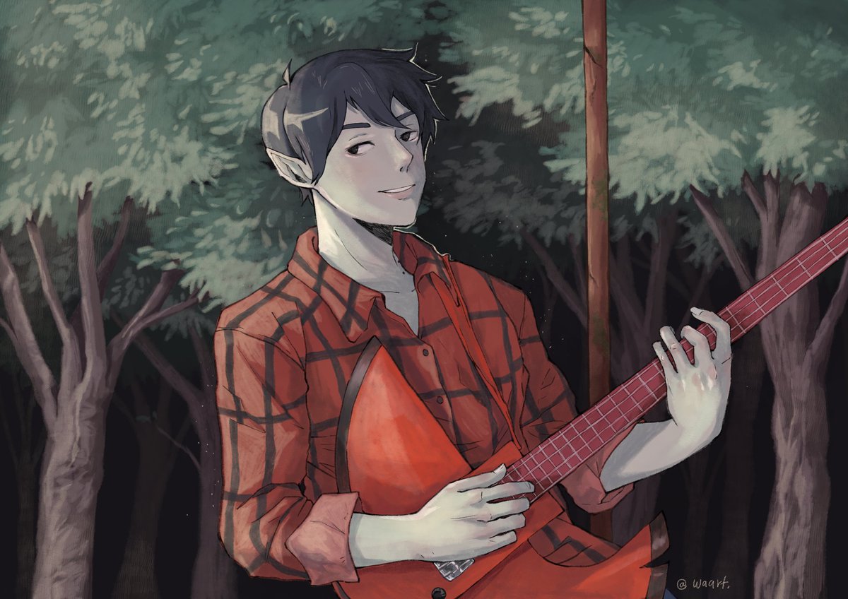 lukwaart's tweet photo. Bad Little Boy🦇🎸
#merciline #adventuretime #เเอดเวนเจอร์ไทม์ #มาร์ซิลีน #illustration #digitalart #CLIPSTUDIOPAINT #AdventureTime #adventuretimefanart https://t.co/B8dMnzKjh3