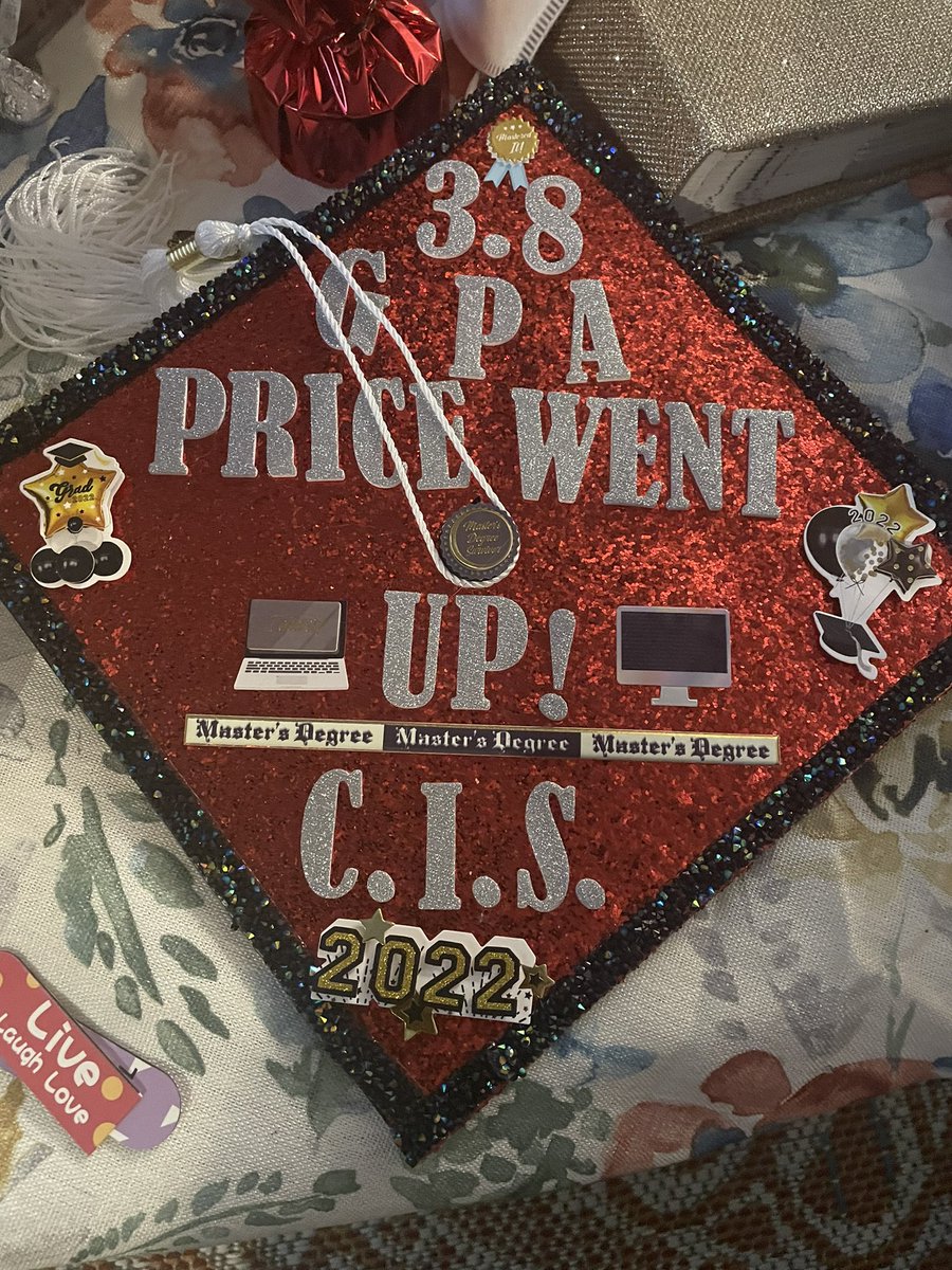 Heir2Malibu's tweet photo. Price goes up tomorrow! #IUNGrad22 #IUN #gradcap https://t.co/1ud0E2KPz2