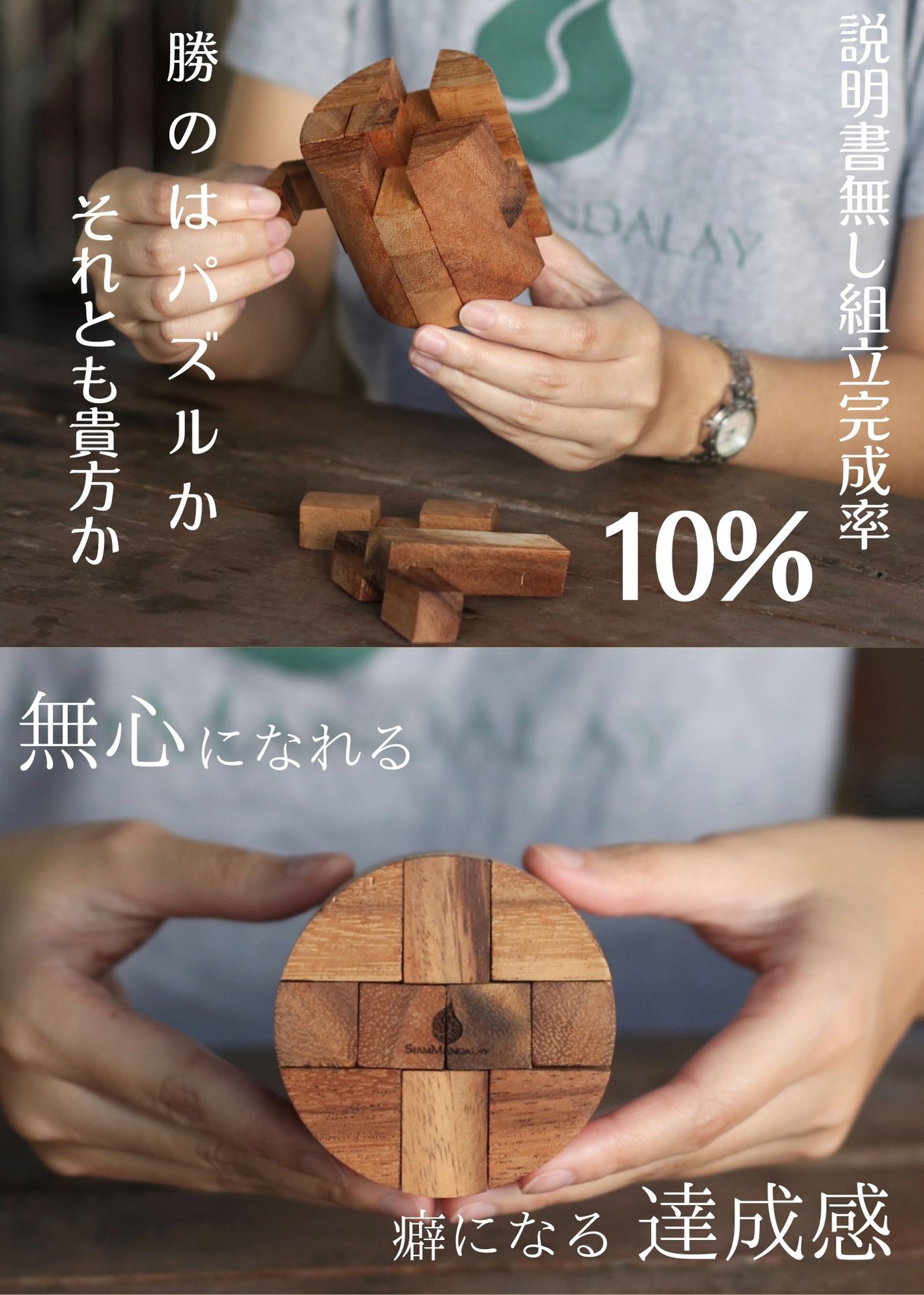 完成率10％の木製パズル サイアムマンダレージャパン 