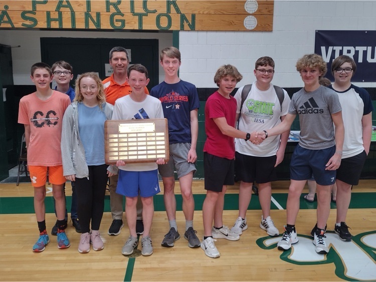 Congratulations to our 7th and 8th grade Washington City Math Contest Champions!